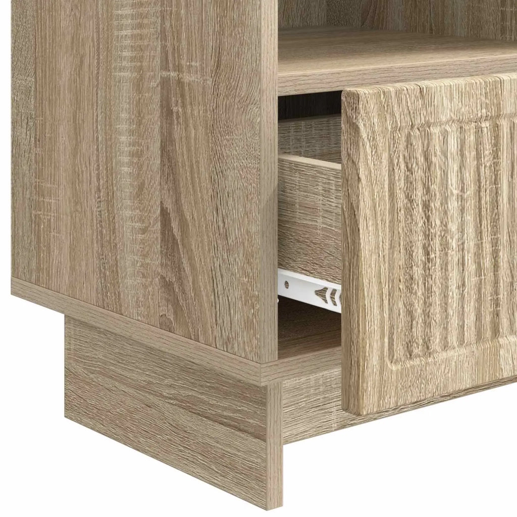 Mobile TV Rovere Sonoma 102 x 34,5 x 50 cm Legno ingegnerizzato 893987