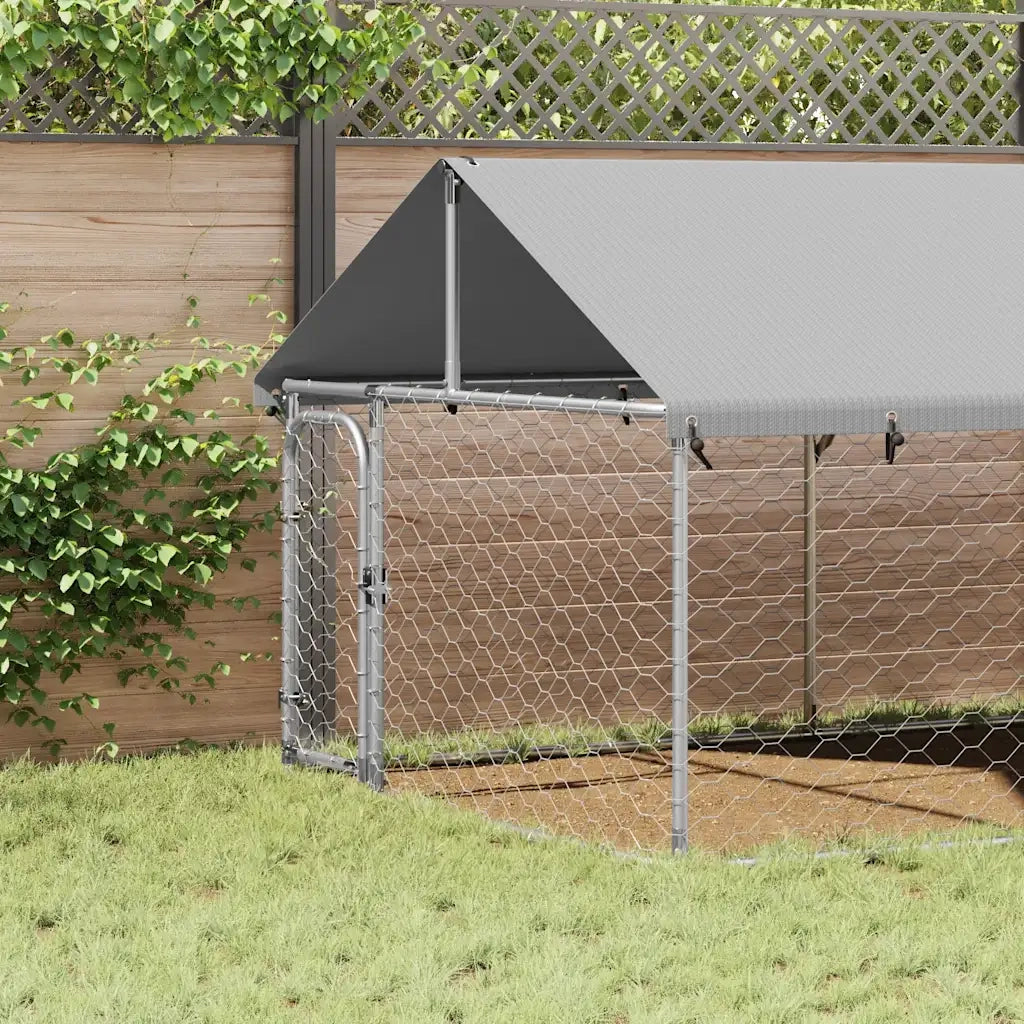 Gabbia per Cani da Esterno con Tetto 600x200x150 cm CFW2711436