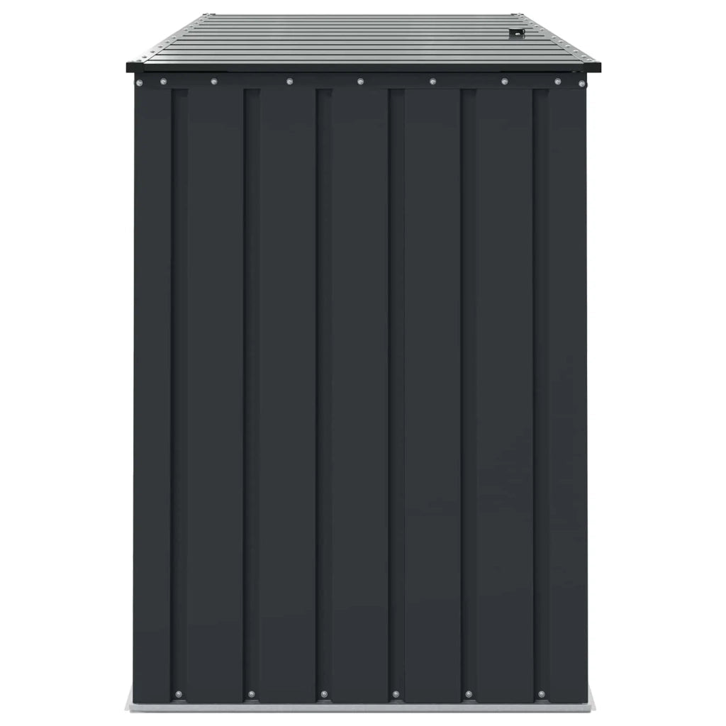 Scatola di Stoccaggio per Giardino Nero 151,5 x 82 x 110,5 cm 42011283