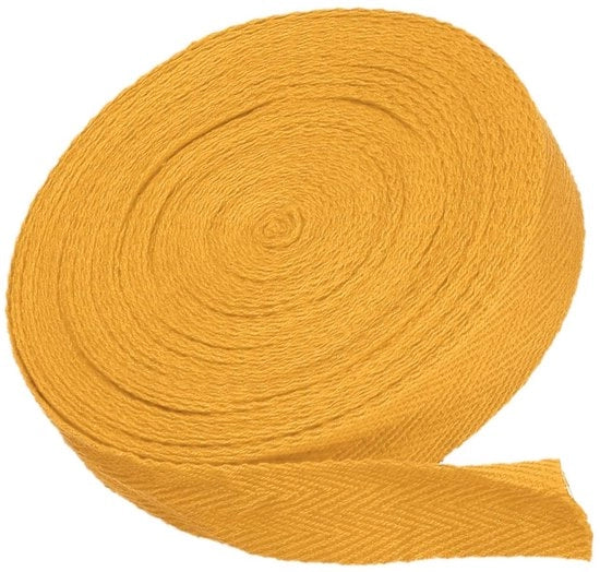 Fascia di tessuto in cotone, 3/4 pollici, 10 metri, fascia biais, grata per cucire, imballo regalo, per ricamo, colore oro