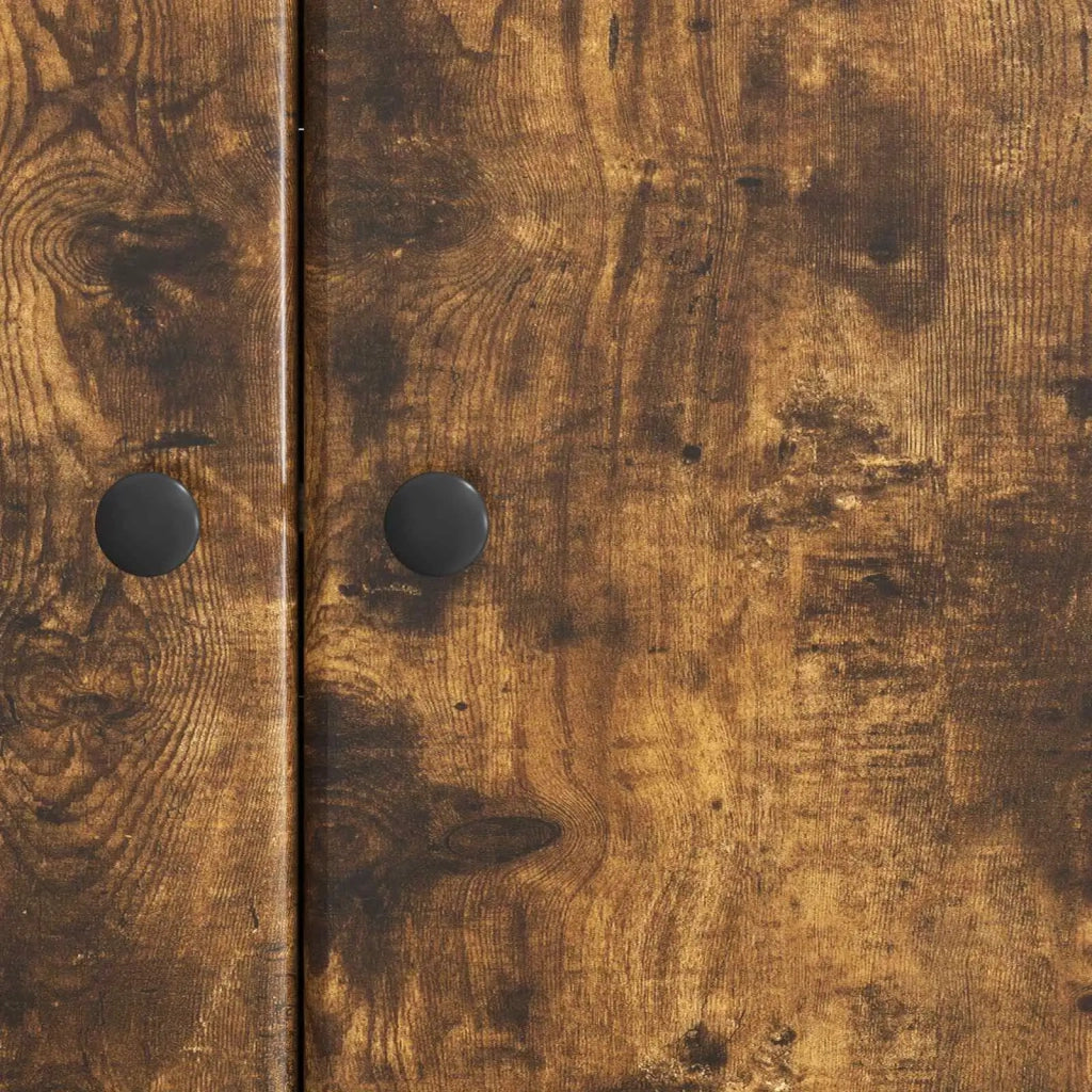 Credenza | Madia | Buffet da pranzo | Armadio da pranzo Rovere Fumo 89 x 34,5 x 80 cm Legno ingegnerizzato