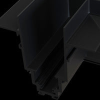 Connettore ad Angolo per Sistema Illuminazione a Binario  Nero