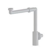 SIFONE SALVASPAZIO PER LAVABO IN ABS MINIMALISTA- 11/4 Bianco Lucido- GOPLA- pezzi 1
