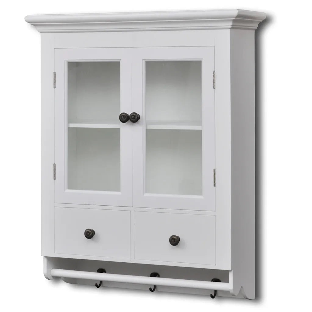 Pensile da Cucina in Legno con Anta in Vetro 241374