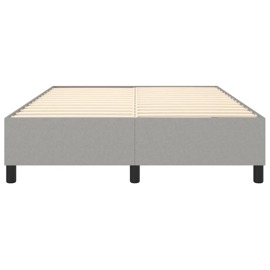 Struttura Letto a Rete a Molle-Giroletto Grigio Chiaro 140x200 cm Tessuto 911708