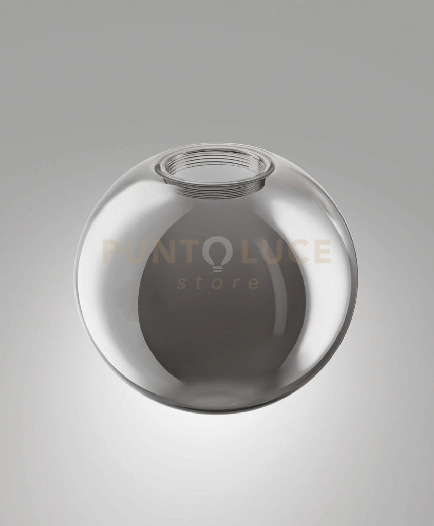 3805-55-126 DIFFUSORE IN VETRO SFERA FUME' D.25CM PER KIT LUCI 14W