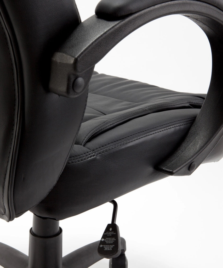 Poltrona presidenziale ergonomica in ecopelle da ufficio studio modello Excelsior