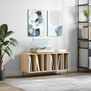 Mobile Porta Dischi Rovere Sonoma 100x38x48cm Legno Multistrato 831751