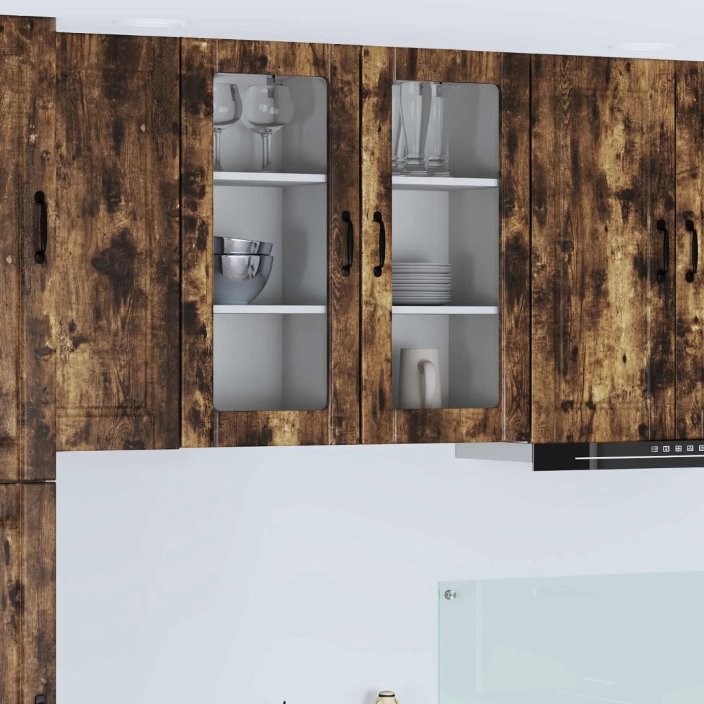 Mobile da cucina-Armadio da cucina Rovere fum¨¦ 40 x 31 x 80 cm Legno multistrato 567362
