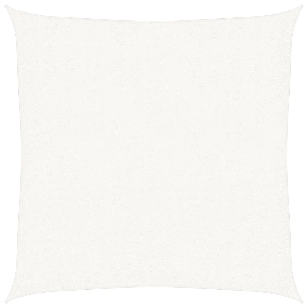Vela a Parasole HDPE Quadrata 3,6x3,6 m Bianca