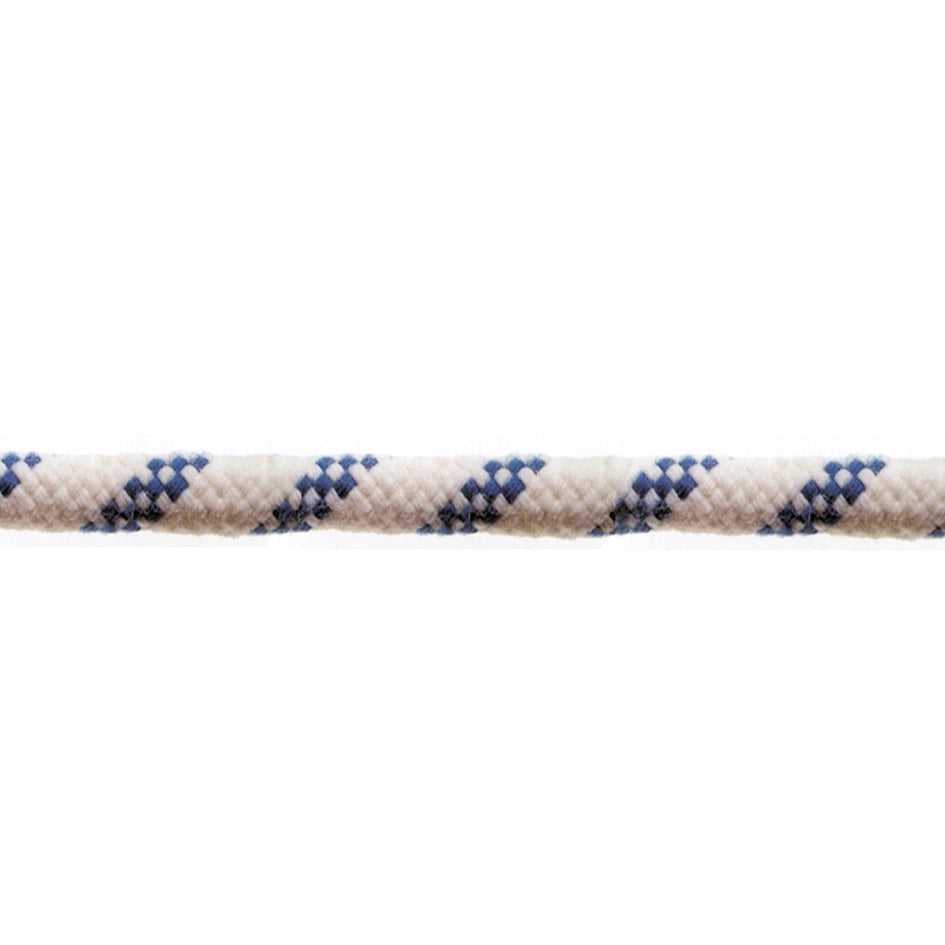 Corda in poliestere  Ã˜ 12 mm. bianco/blu 40 mt.