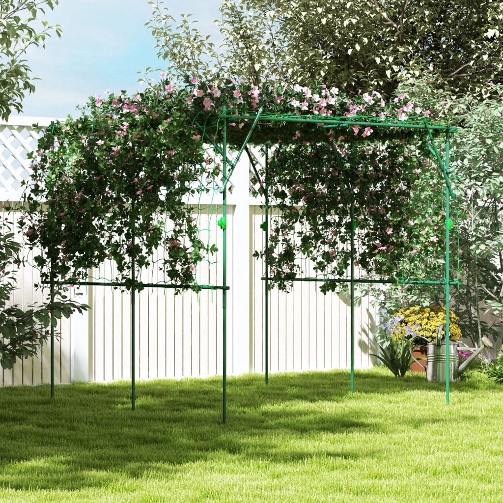 Griglia per piante rampicanti ¨C zephmum ¨C verde 223x223x223 cm