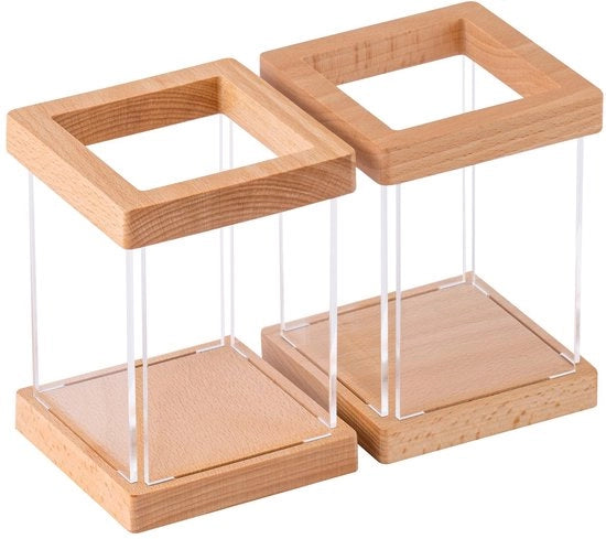 Due penne per scrivania, penne e pennarelli per ufficio, scatola per pennarelli, penne e pennarelli, contenitore per matite e pennarelli per casa, ufficio e scuola