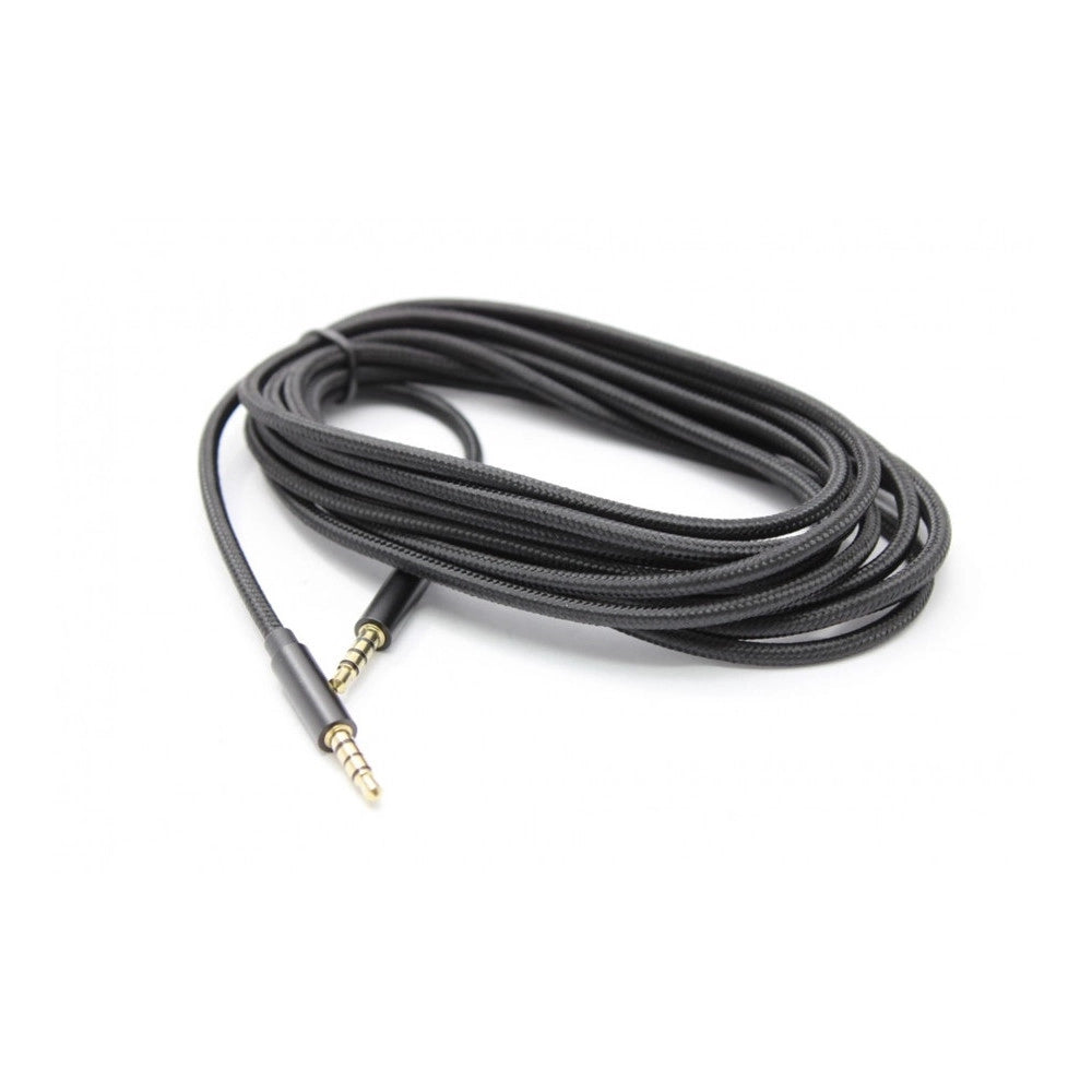 Trade Shop - Cavo Audio Aux 3.5 Mm Maschio/maschio 3 Contatti Prolunga 5mt 4d Sound Aux3-mm03 -