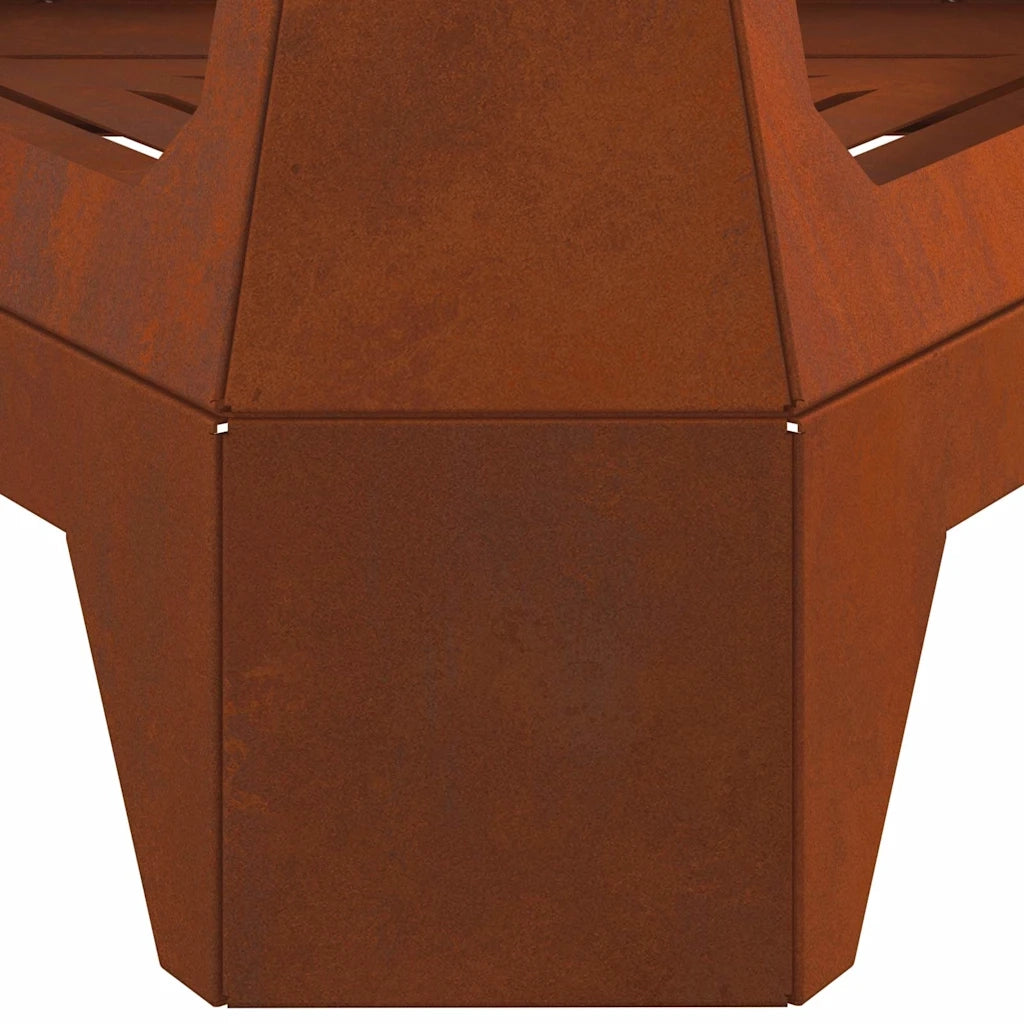 Focolare-Stufa-Camino Marrone 50 x 43 x 52 cm Acciaio