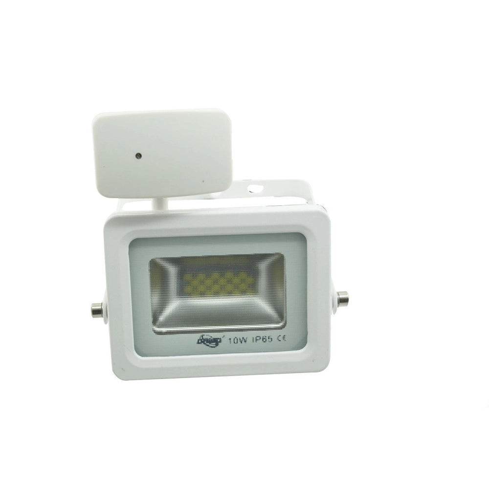 Trade Shop - Faro Faretto Fari Led Ip65 Con Sensore Movimento Crepuscolare 10w 20 W 30 50 100 -