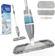 Spazzolatore a spruzzo 640ml - microfibra - pannelli riciclabili gratuiti - flacone riutilizzabile - pavimento in legno laminato - piastrelle - spazzolatore multiuso
