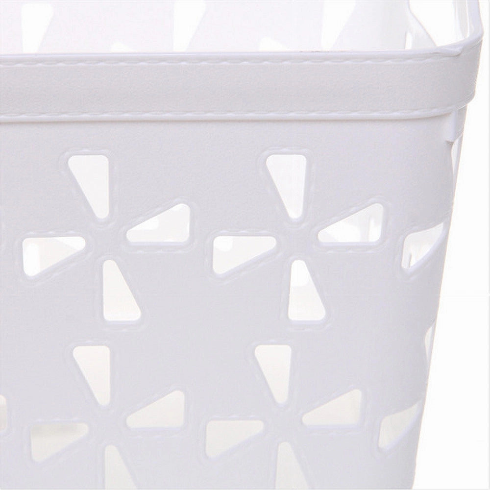 Trade Shop - Cesto Porta Oggetti Cestino Porta Tutto Con Maniglie 31x21x21 Cm Assortiti 10726 -