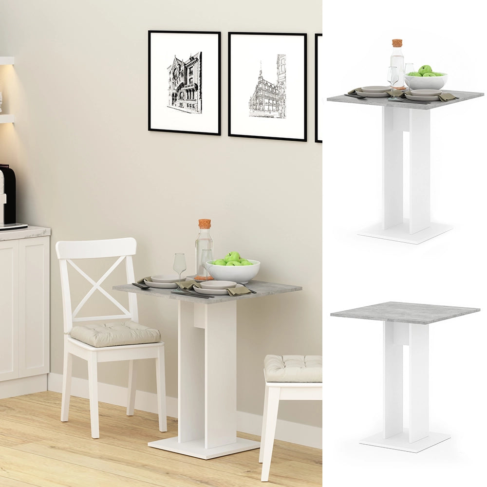 Vicco Tavolo da pranzo Calcestruzzo 65 x 65 cm