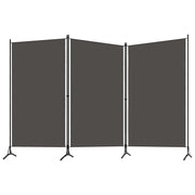 Paravento a 3 Pannelli-Divisorio Antracite 260x180 cm