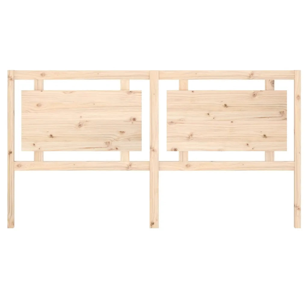 Testiera per Letto 185,5x4x100 cm in Legno Massello di Pino cod mxl 70849