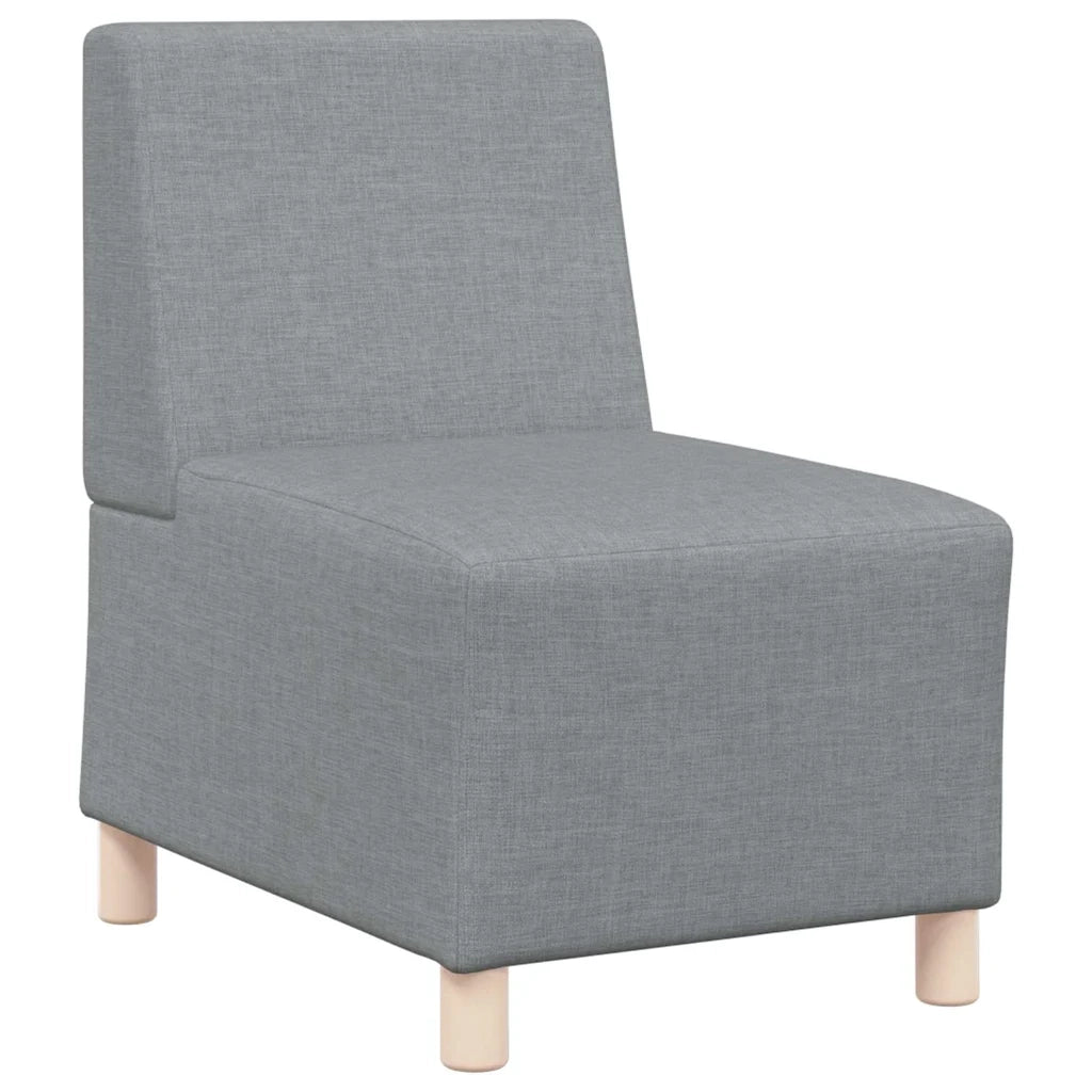 Unità di Divano Modulare Senza Braccioli 2 pcs Grigio chiaro 3399748