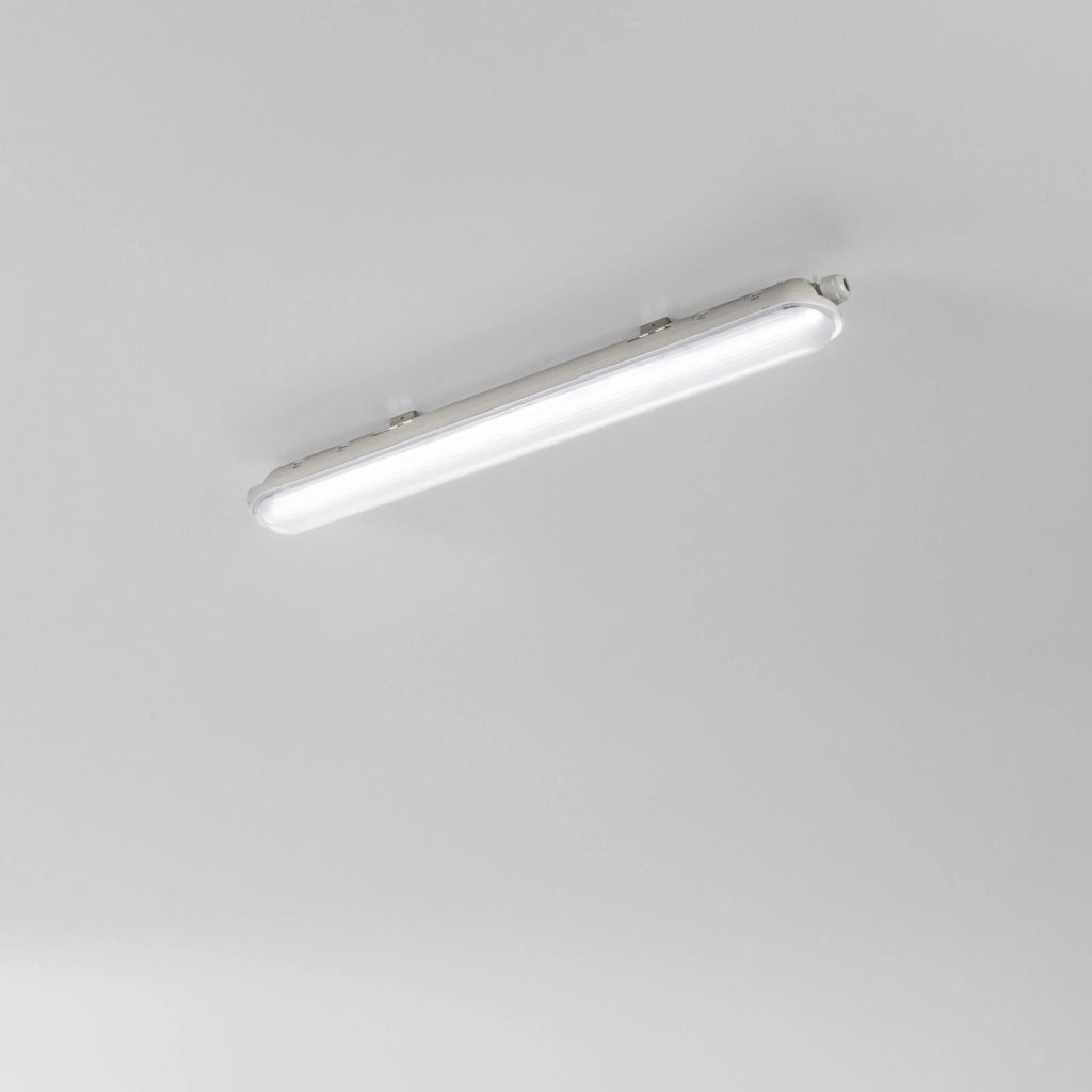 PLAFONIERA LED STAGNA NAUTILUS SILVER 21W 2900LM 4000K IP65 59X6,1X7,2CM