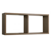 Mensola da Muro, Libreria Sospesa, Libreria da Parete, Scaffale da Parete, Rovere Tabacco, 70x30 p15,5 cm - Morgana