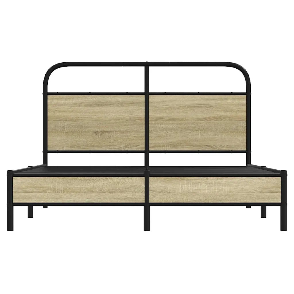 Giroletto senza Materasso Rovere Sonoma 140x190cm in Truciolato