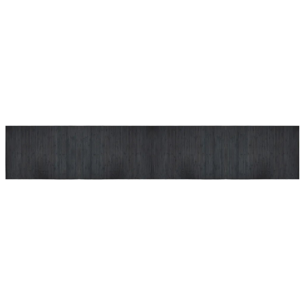 vidaXL Tappeto Rettangolare Grigio 70x400 cm in Bambù