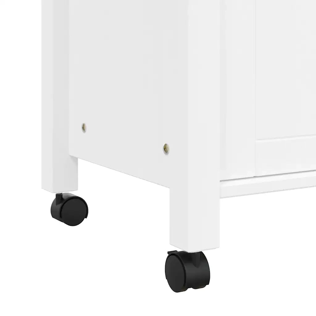 Carrello da Cucina MONZA 60x40x88,5 cm in Legno Massello di Pino 376099