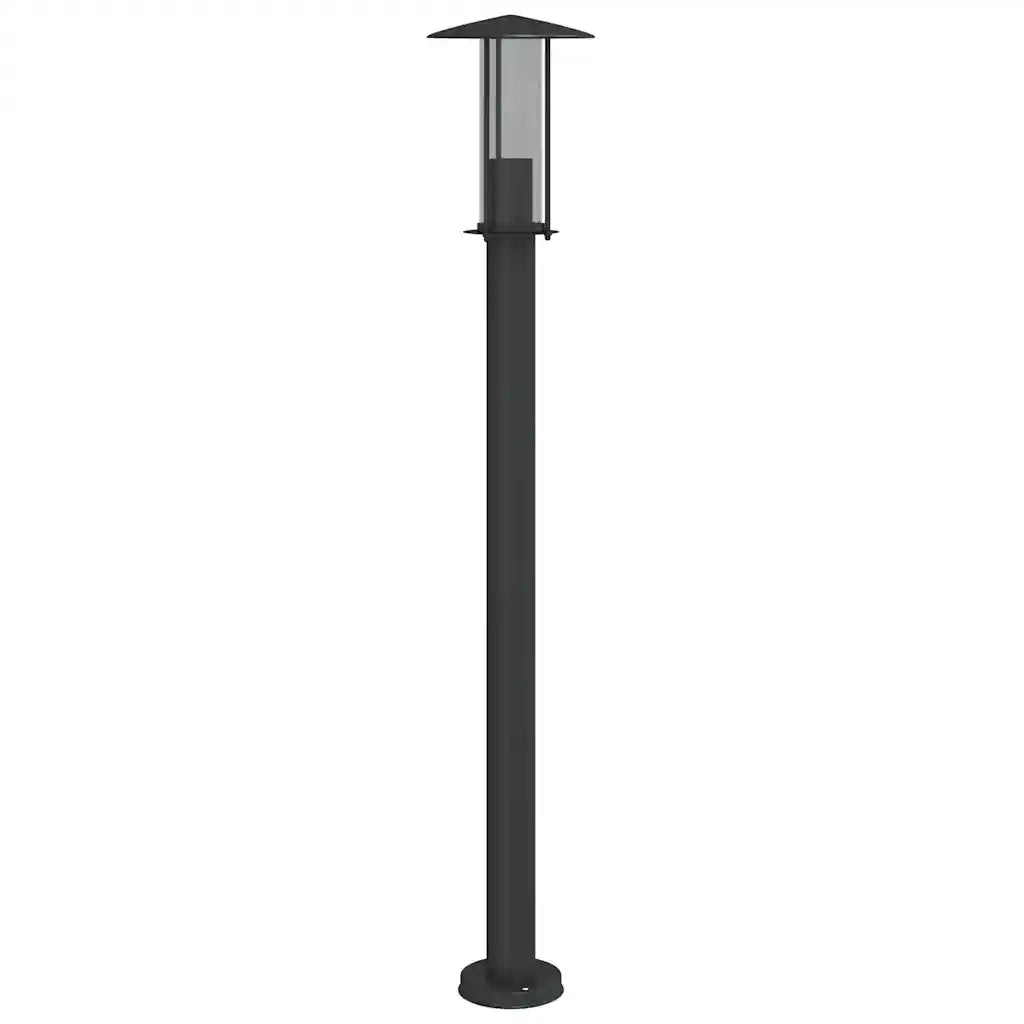 Lampada da Terra per Esterni Argento 100 cm in Acciaio Inox CFW9370871