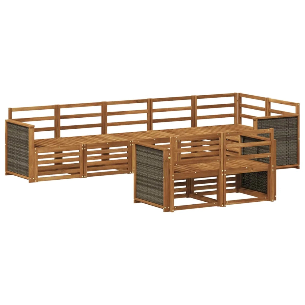 Set di divani da esterno 7 pz 3384495
