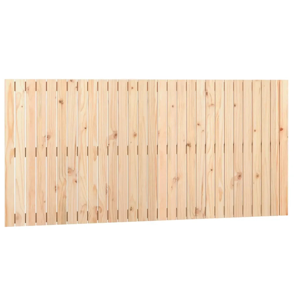 Testiera | Testata da Parete 185x3x90 cm in Legno Massello di Pino