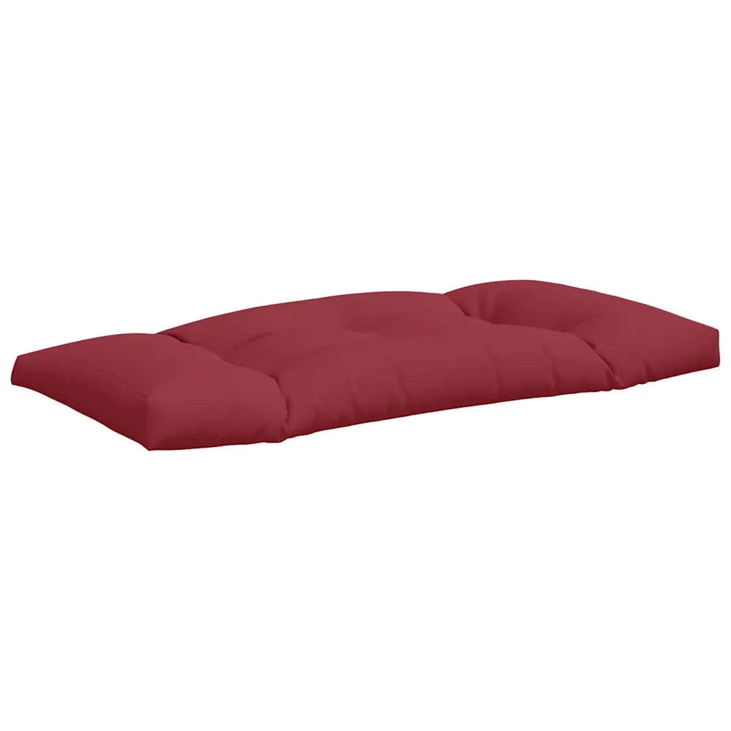 Cuscini per Pallet 3 pz Rosso Vino in Tessuto 360953