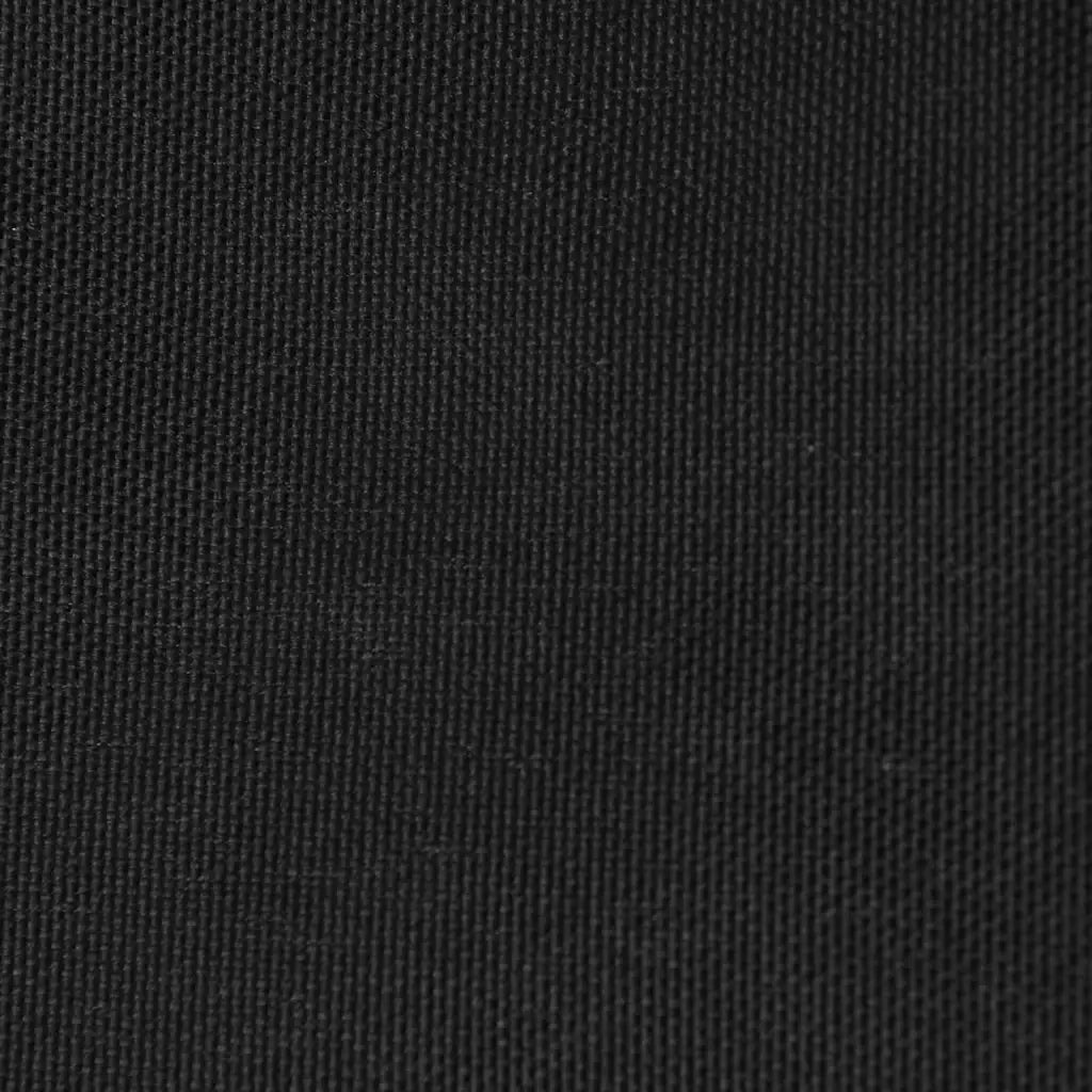 Parasole a Vela in Tela Oxford a Trapezio 2/4x3 m Nero 135791