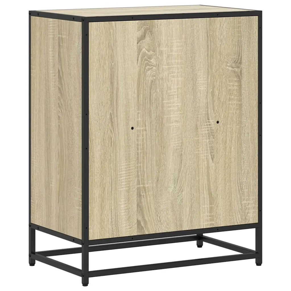 Libreria-Scaffale per Libri-Mobile di Stoccaggio Rovere Sonoma 60x35x76 cm in Legno Multistrato