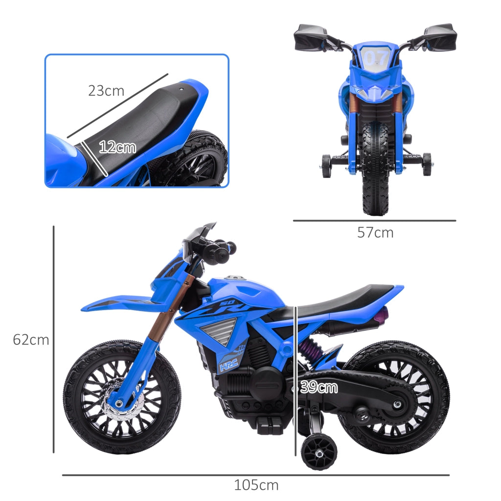 Moto Elettrica Bambini ¨C zephmum ¨C 12V Blu