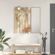 Appendiabiti a muro Rovere Sonoma 100 x 10 x 100 cm 874509