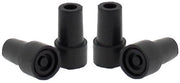 Set di trekking da combi con ferrule in gomma - 4 pezzi - Adatto per pali 8-9mm - Duraturo - Buona presa - Staffa da trekking