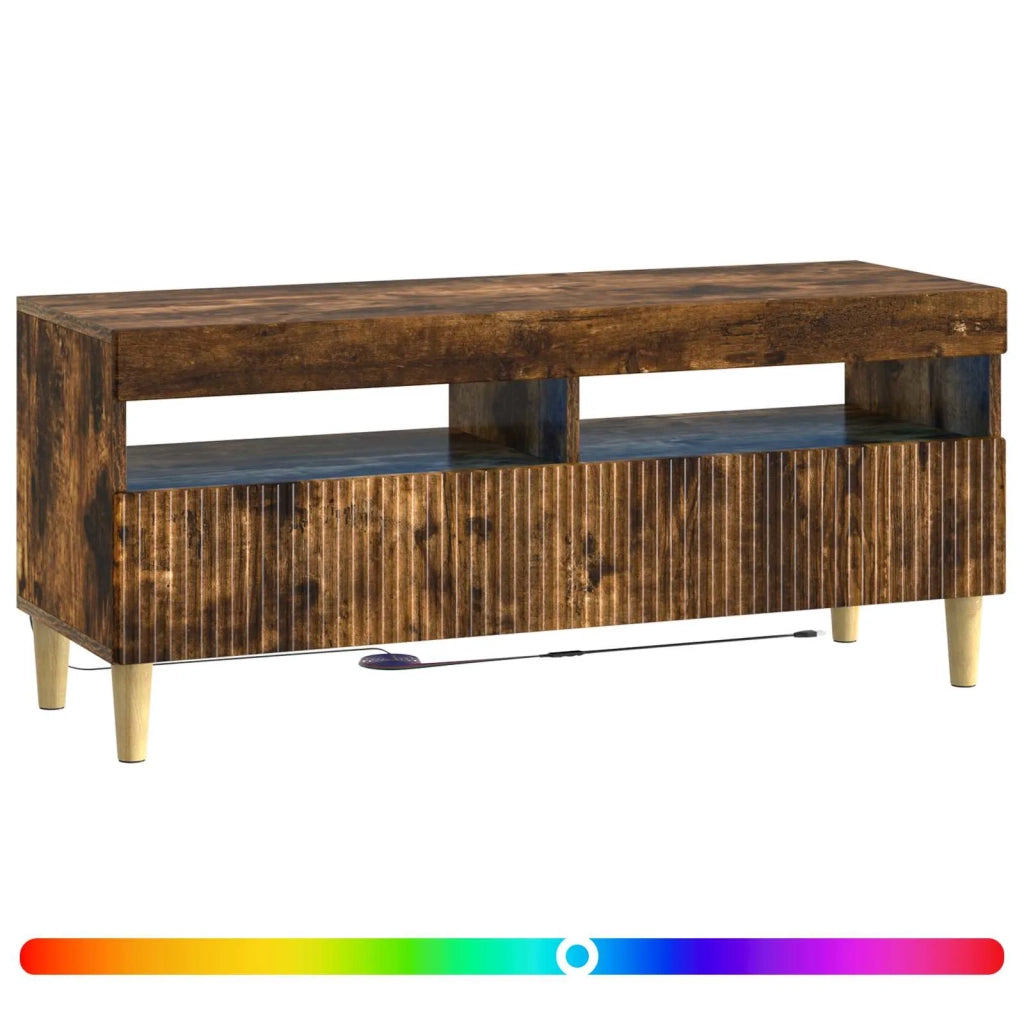 Mobile TV LED Rovere Fumo Legno ingegnerizzato 896770