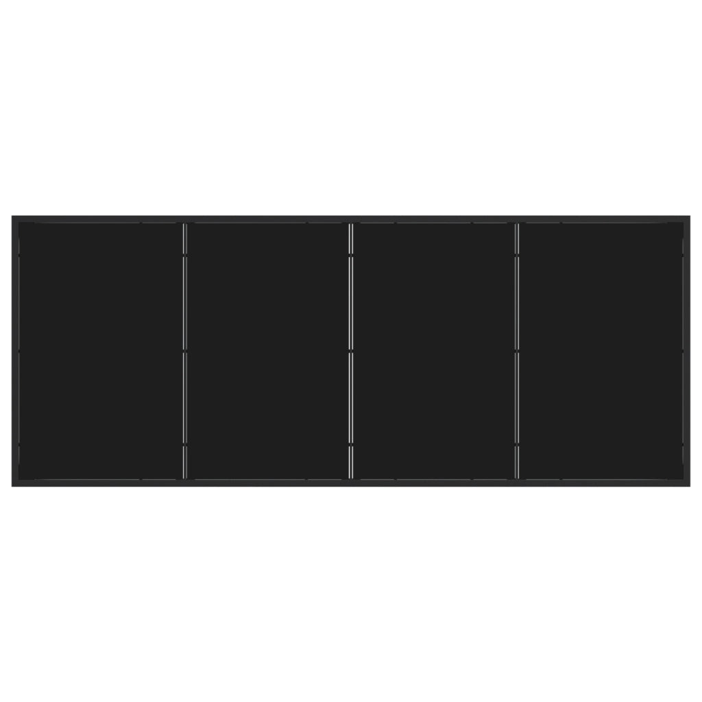 Set di Pranzo da Giardino con Cuscini Beige Rattan Polivalente 7 Pezzi