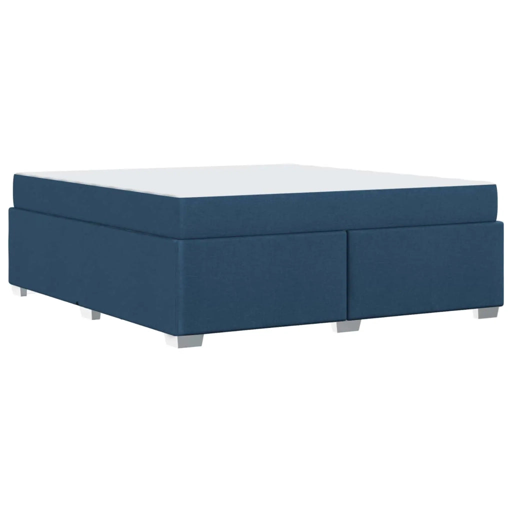 Struttura del letto con materasso Blu 180 x 200 cm Tessuto 3399207