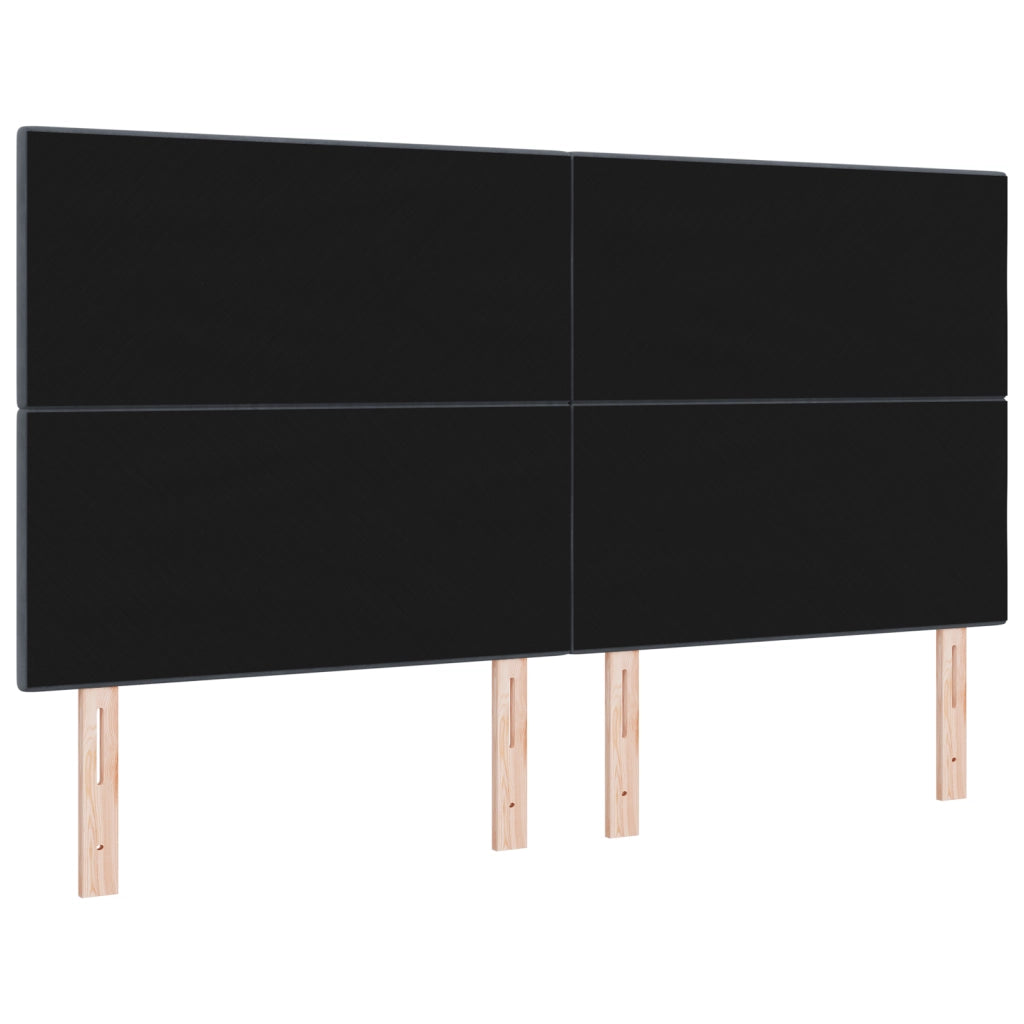 Testata LED  Grigia Scura 90 cm in Velluto