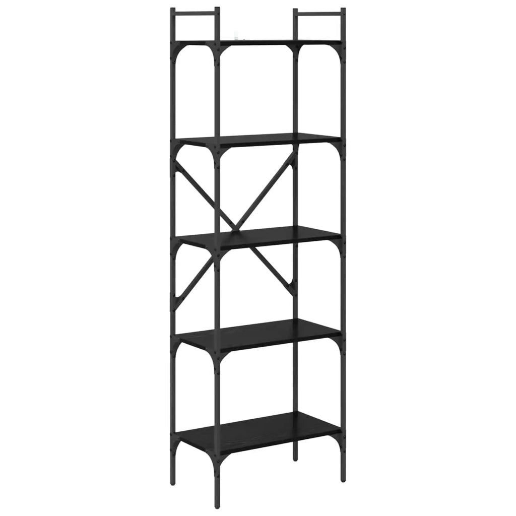 Libreria Rovere Nero 56 x 32 x 174 cm Legno multistrato 882148