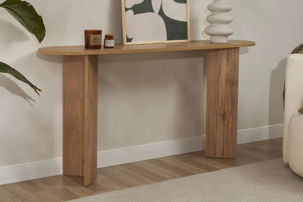 Consolle in legno "Sira" - 150 x 35 x 75 cm - Rovere