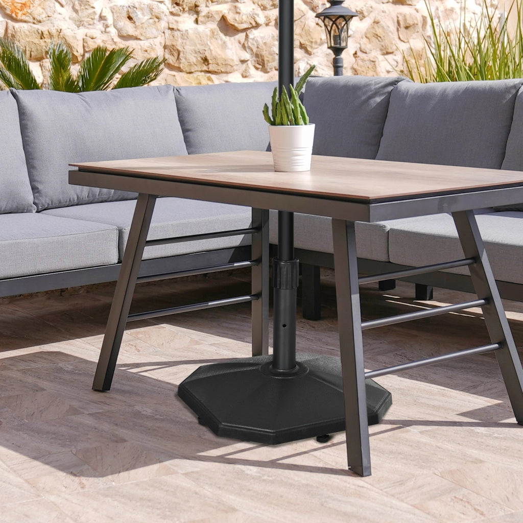 Portaombrelli in Cemento ¨C Zephmum ¨C Nero 45.5x45.5x33 cm