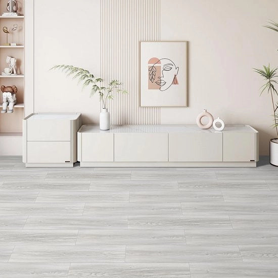 Vinylvloer Houtlook Selfadesivo - Impermeabile - Resistenente al Traffico - Pavimento in Tegole - 15 x 90 cm - 10 Pezzi - Copertura del Pavimento