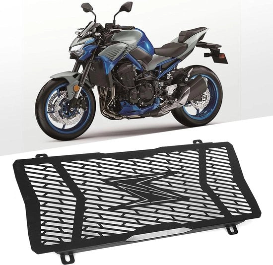 Copri Radiatore Motociclo - Lattice di Acciaio Inossidabile - Adatto per Z650 Z-650 2017-2020 .