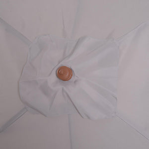 Ombrellone da Giardino 2x1,5 m Palo Ø38 mm in Legno Grigio